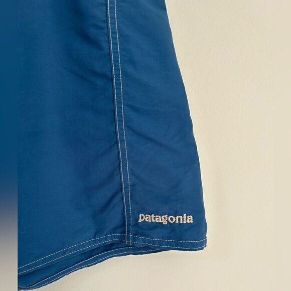 Patagonia Mens Blue Board Shorts - Picture 4 of 8